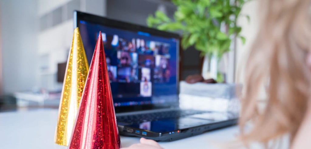 Red, yellow holiday hat